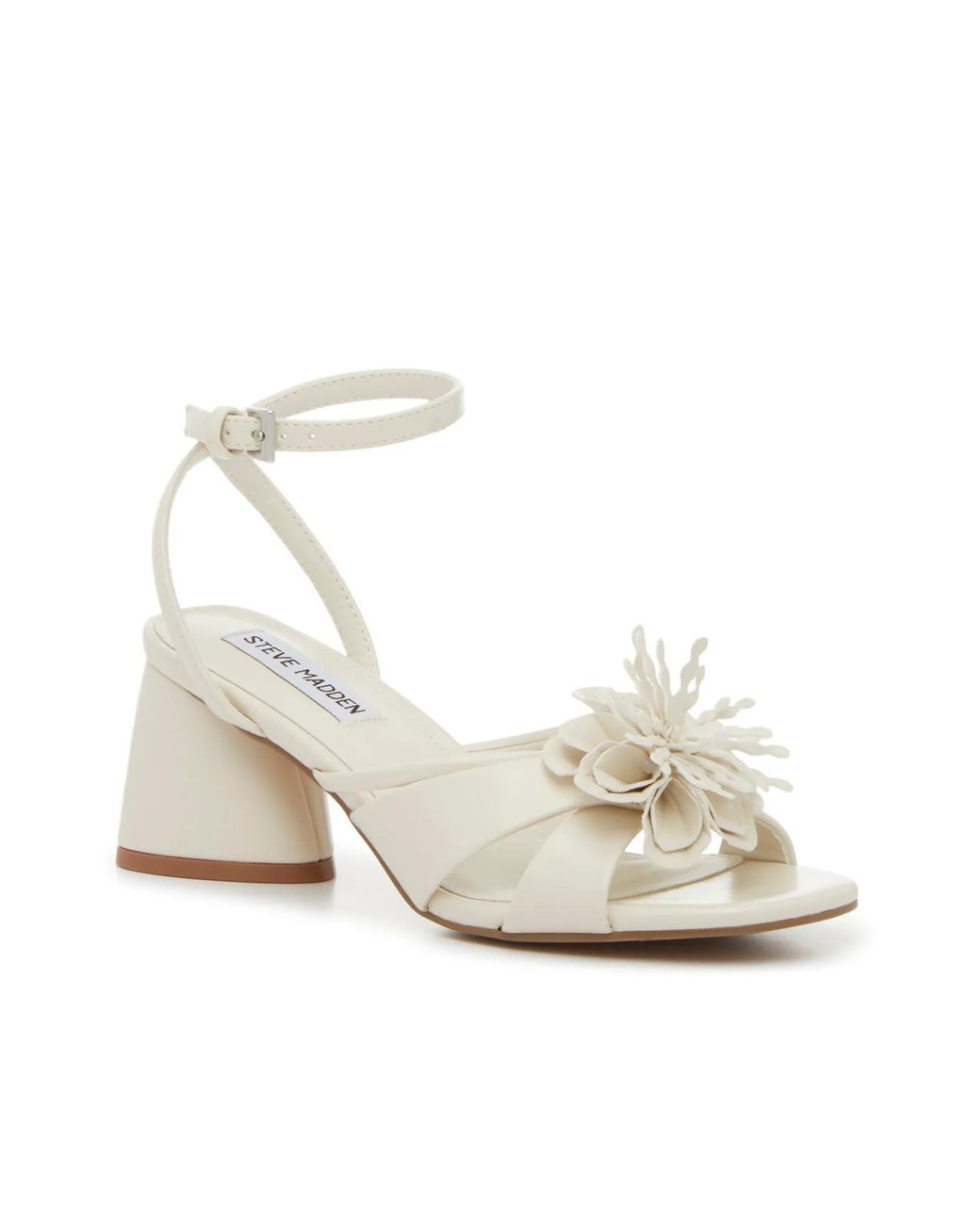 Steve Madden White Florah Sandal