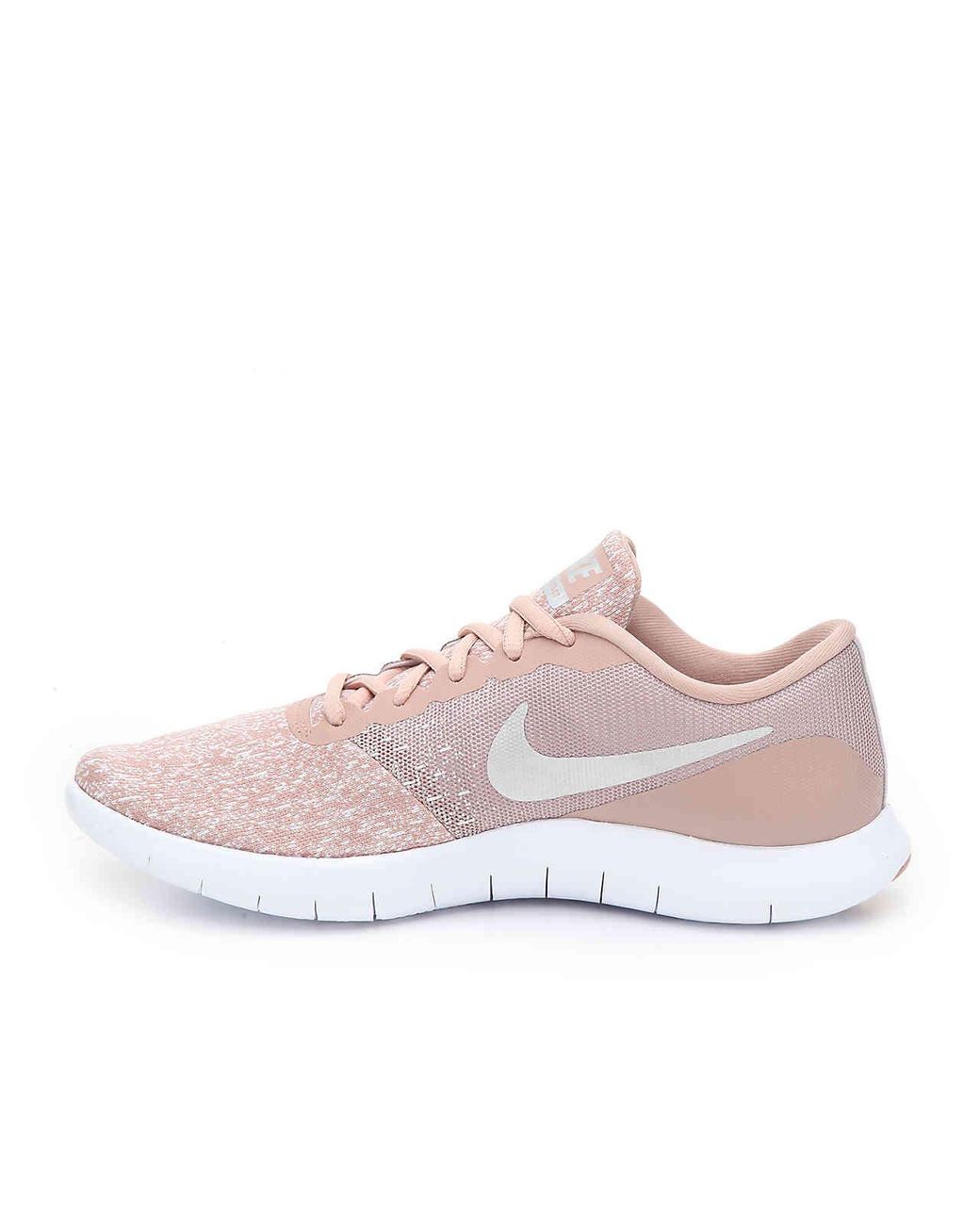 Nike Synthetic Flex Contact Lightweight Running Shoe in Dusty Pink (Pink) |  Lyst