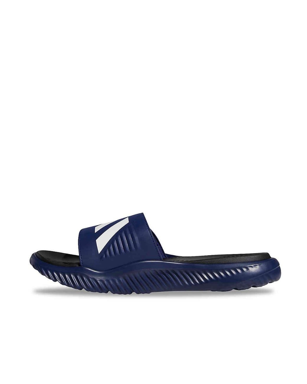 adidas Synthetic Alphabounce Slide Sandal in Navy (Blue) for Men | Lyst