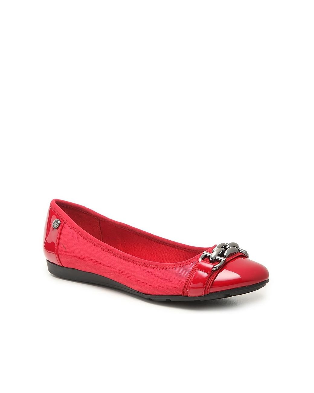 Anne Klein Sport Alexa Ballet Flat in Red Lyst