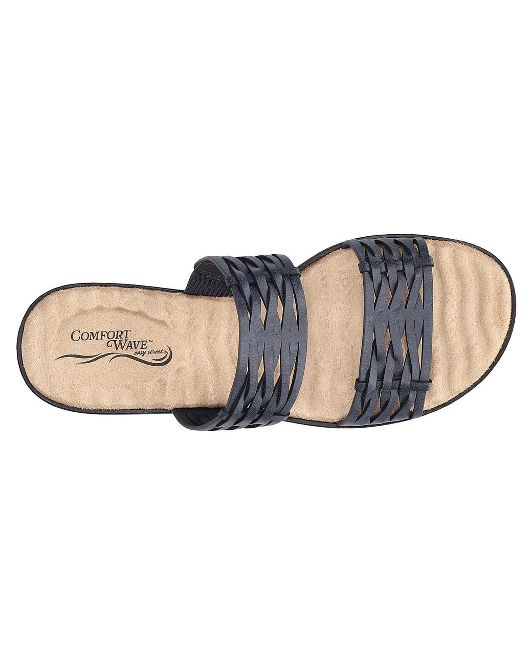 Easy street shop comfort wave sandals