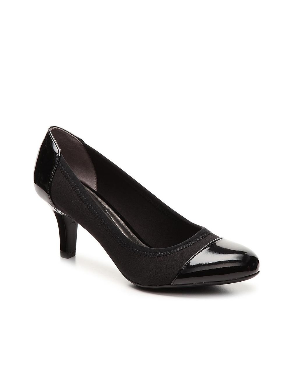 LifeStride Leather Parigi Pump in Black Lyst