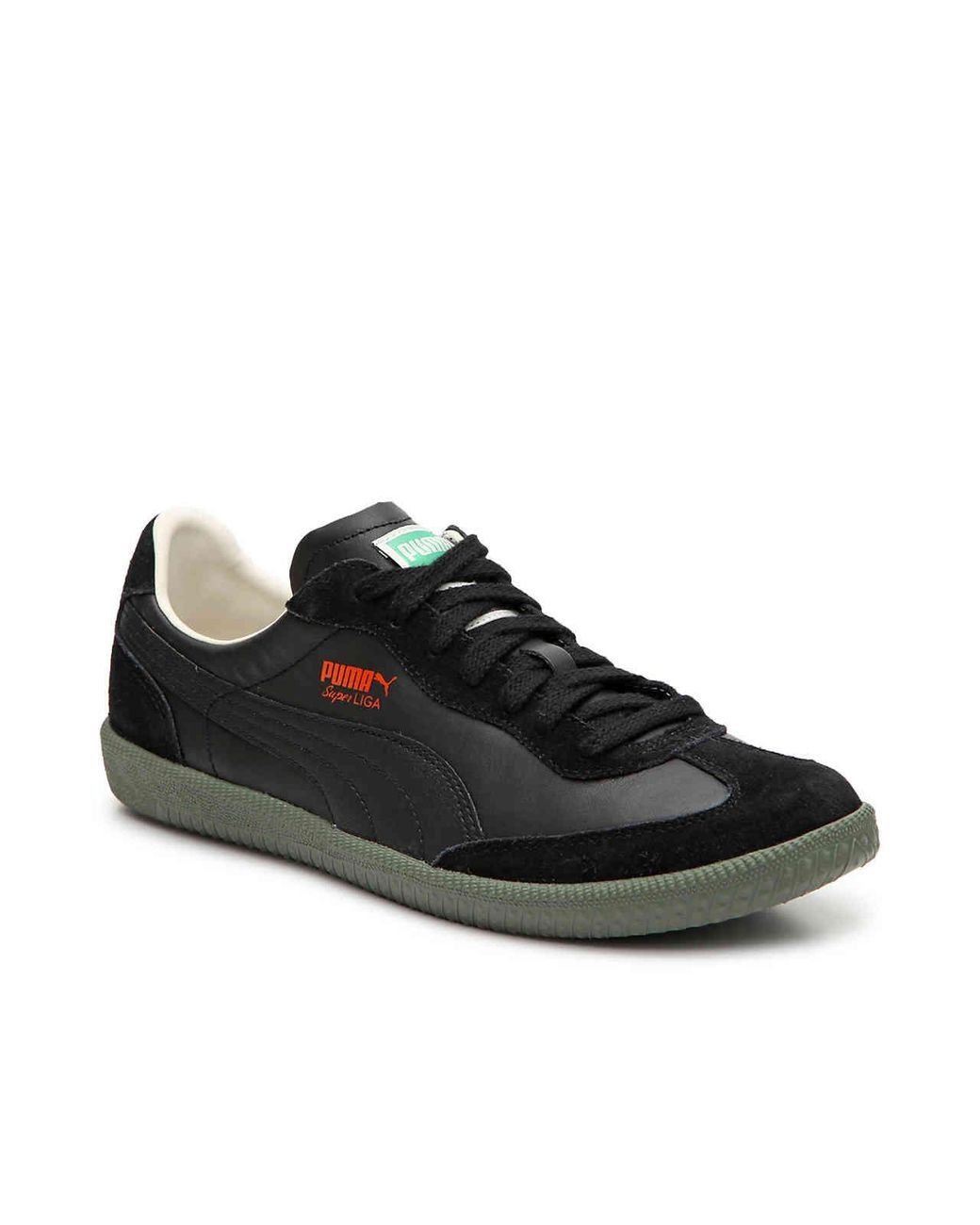 PUMA Super Liga Og Retro Sneaker in Black/Olive Green (Black) for Men | Lyst
