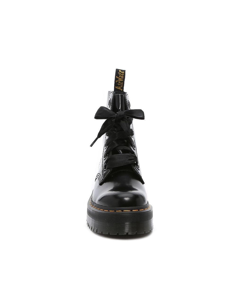 Advertisement Spectacular Hard ring Dr. Martens Leather Molly Platform Boot in Black | Lyst