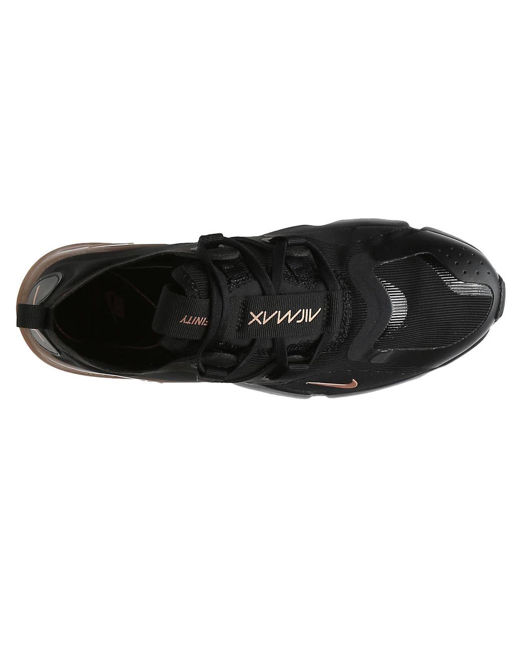 Nike Synthetic Air Max Infinity Sneaker in Black/Rose Gold (Black) | Lyst