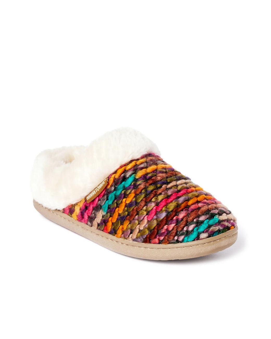 Minnetonka Red Dina Slipper