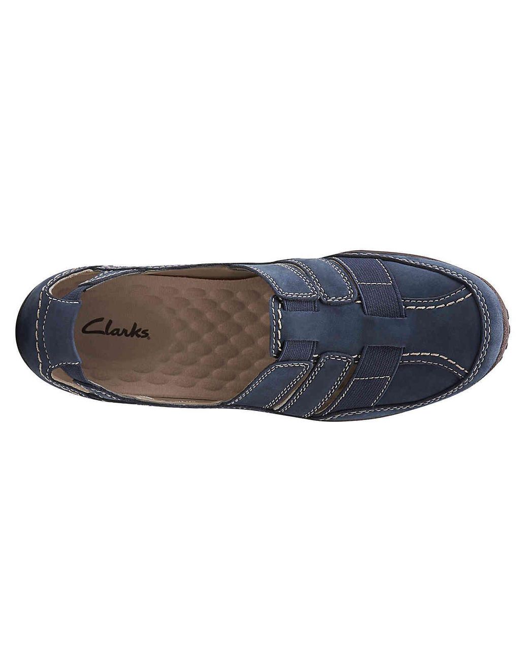 Flat N navy Stork Clarks Women's Haley 7 FcKT1ulJ3