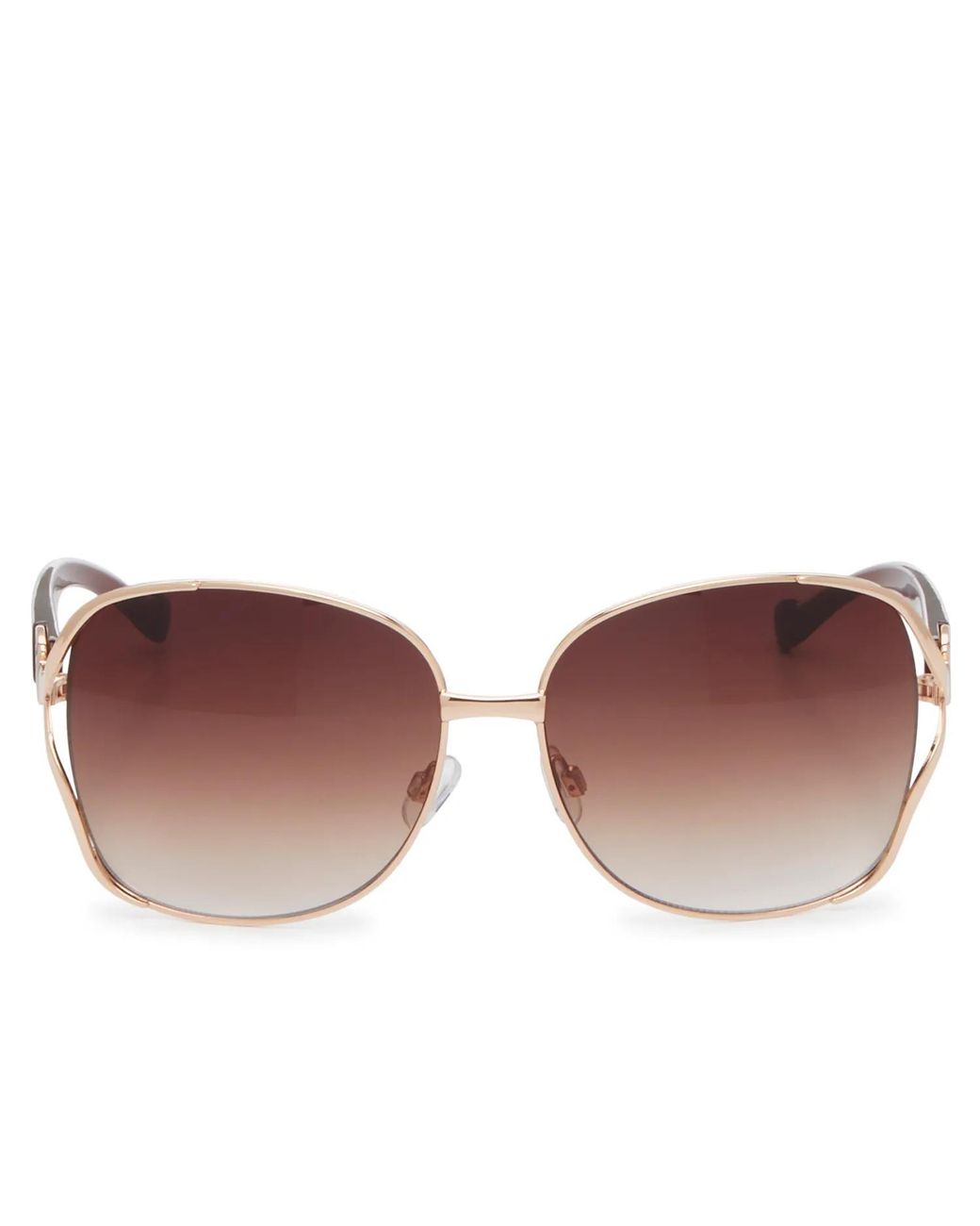 Jessica Simpson Multicolor Vented Thin Oversized Sunglasses