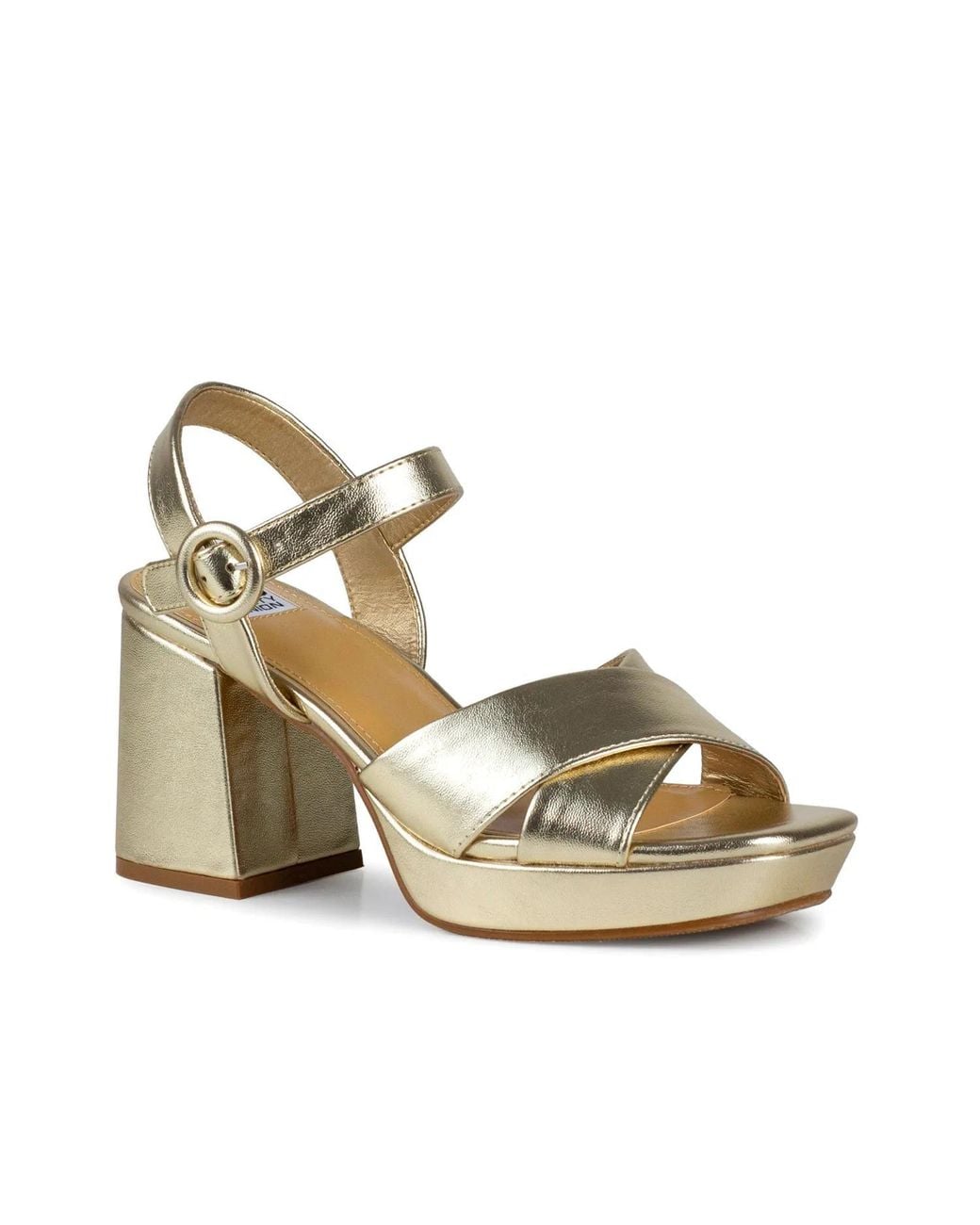 Ninety Union Metallic Emely Platform Sandal