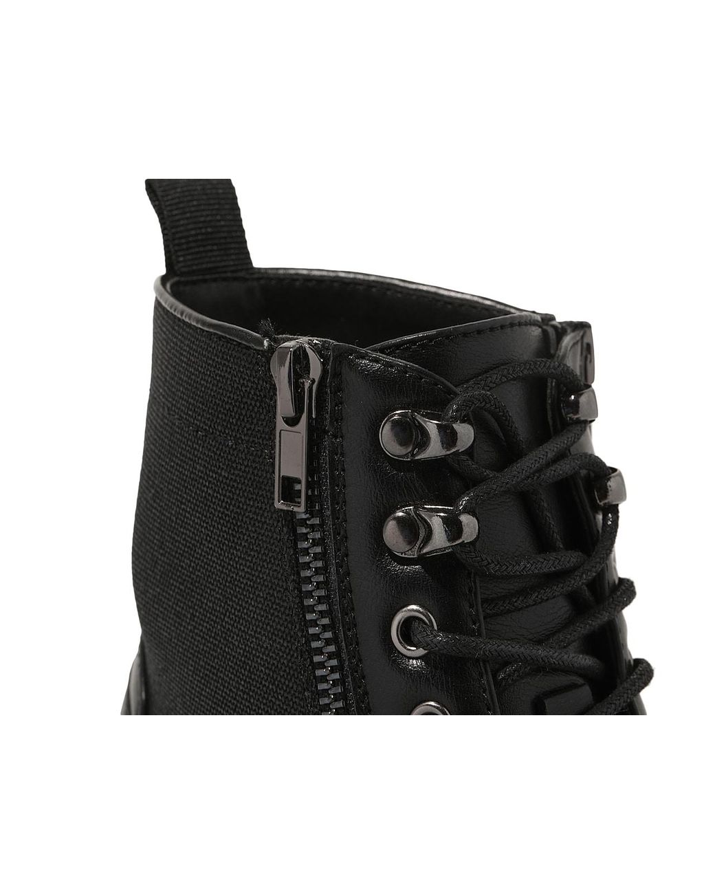 Steve Madden black leather Latch heels combat boots size 8 | Heeled combat  boots, Black leather, Combat boots