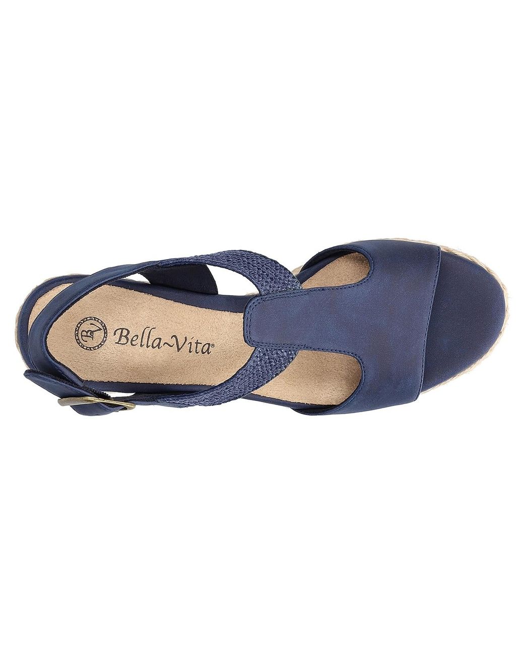 Bella Vita Zayla Espadrille Wedge Sandal in Blue | Lyst