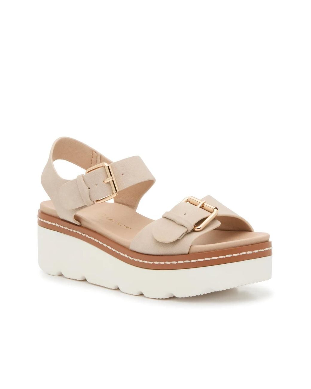 Chinese Laundry Black Sandyy Platform Sandal