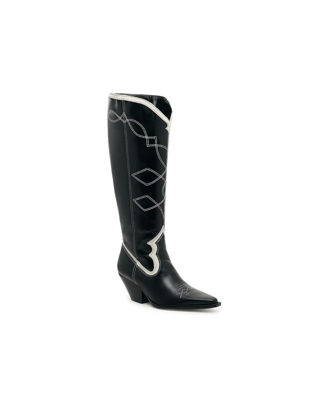 Vince Camuto Nedema Western Boot in Black | Lyst