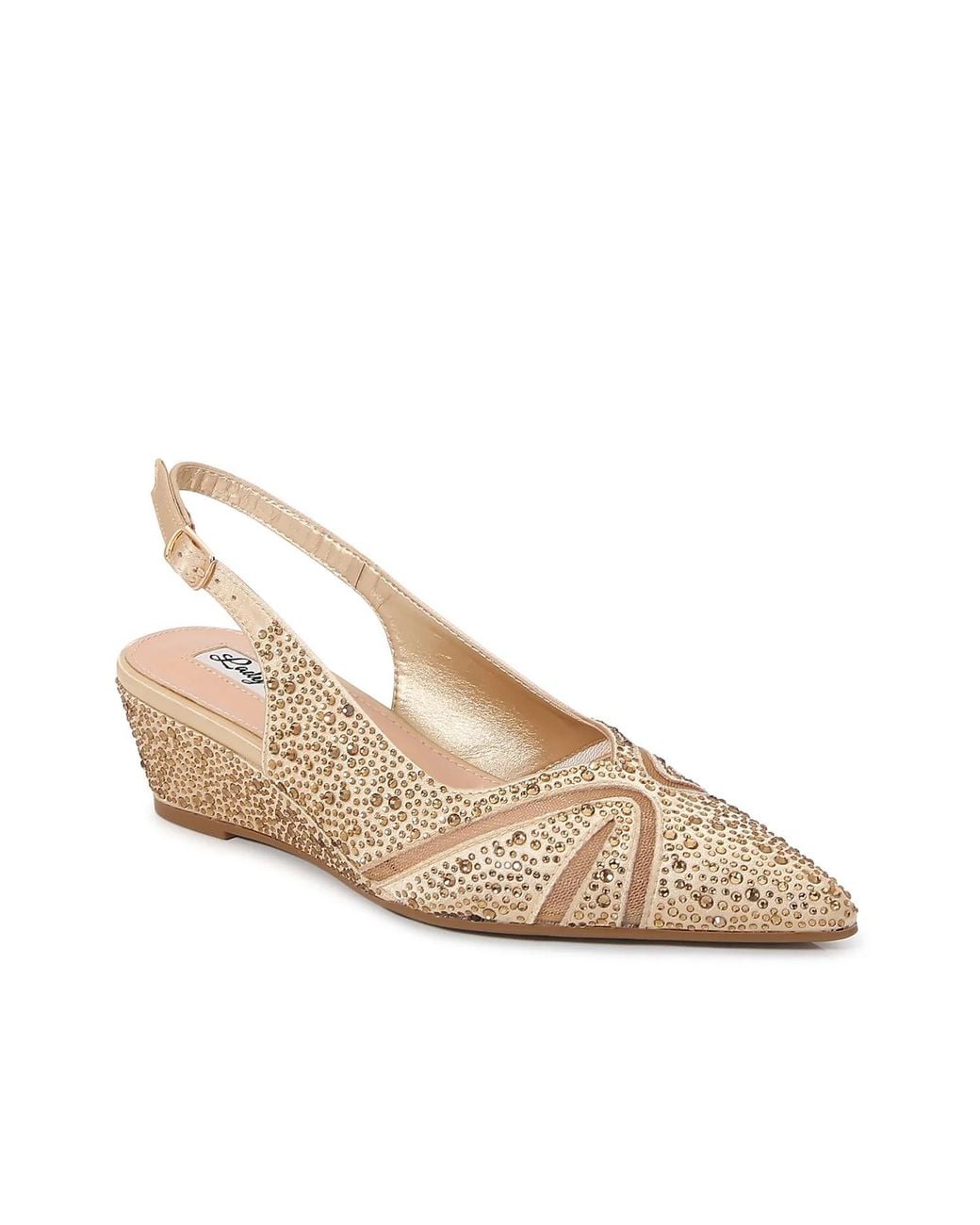 Lady Couture Natural Daniela Wedge Pump