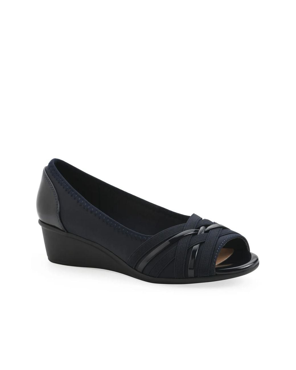 White Mountain Blue Boldest Wedge Pump
