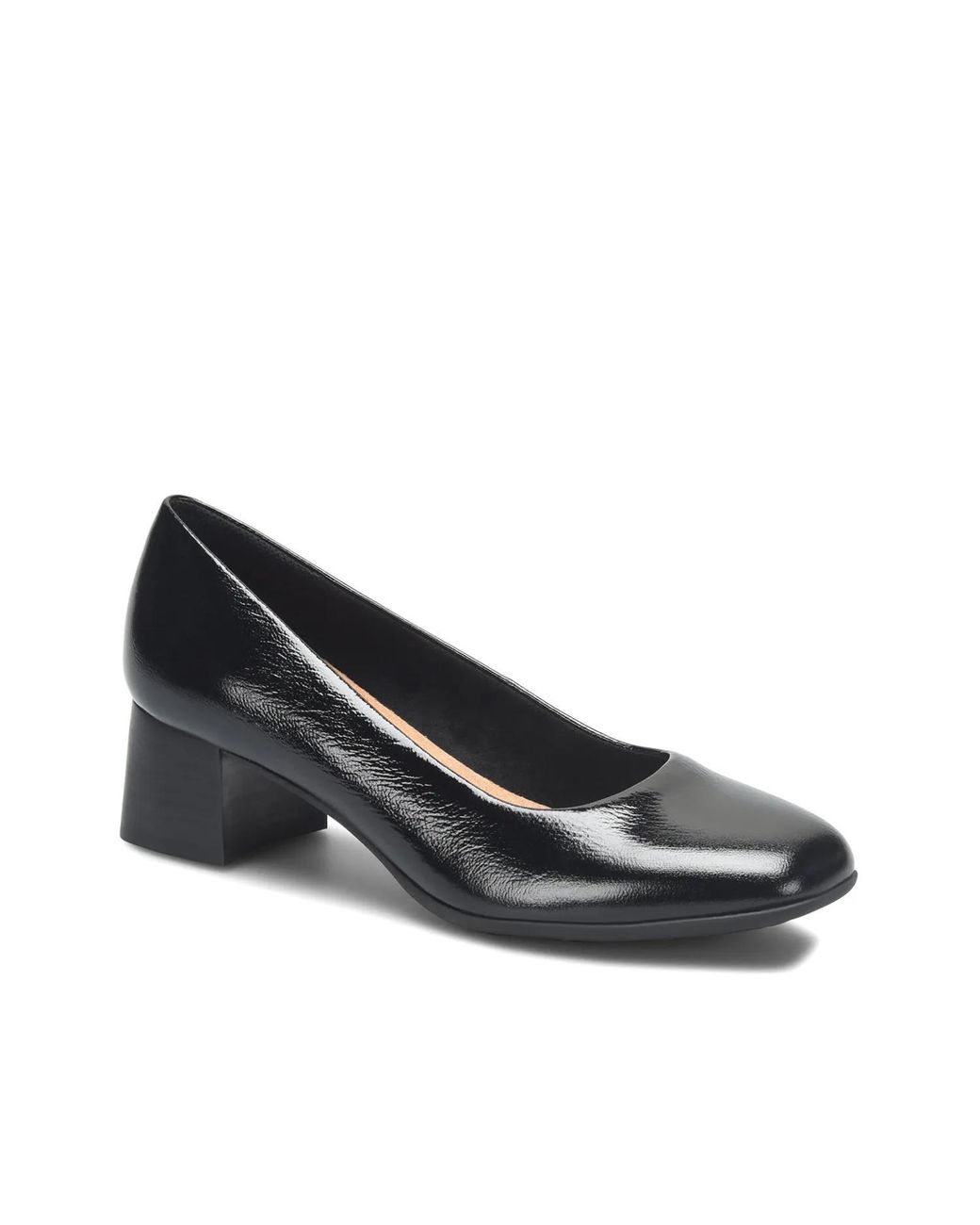 Comfortiva Black Peach Pump
