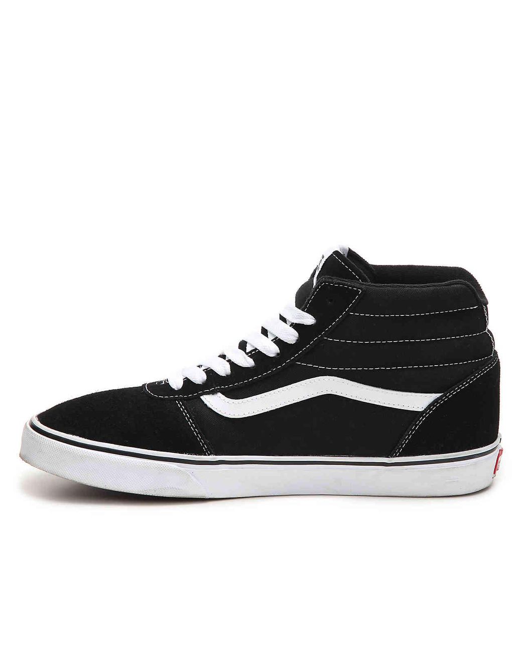 Vans Ward Hi Suede High-top Sneaker in Black/White (Black ... Vans Ward Hi Suede High-top Sneaker in Black/White (Black ...