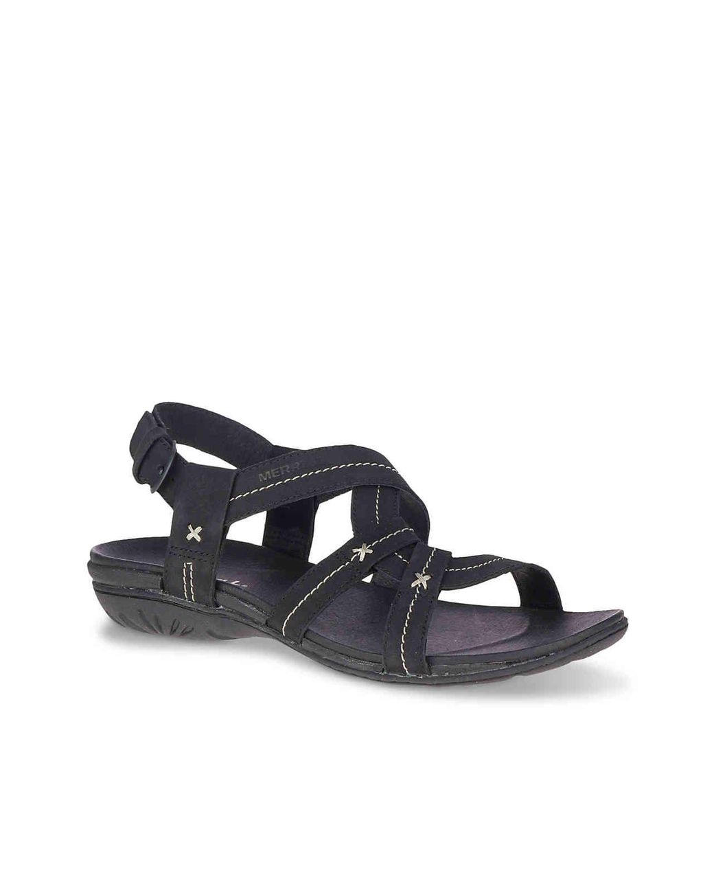 merrell black sandals womens