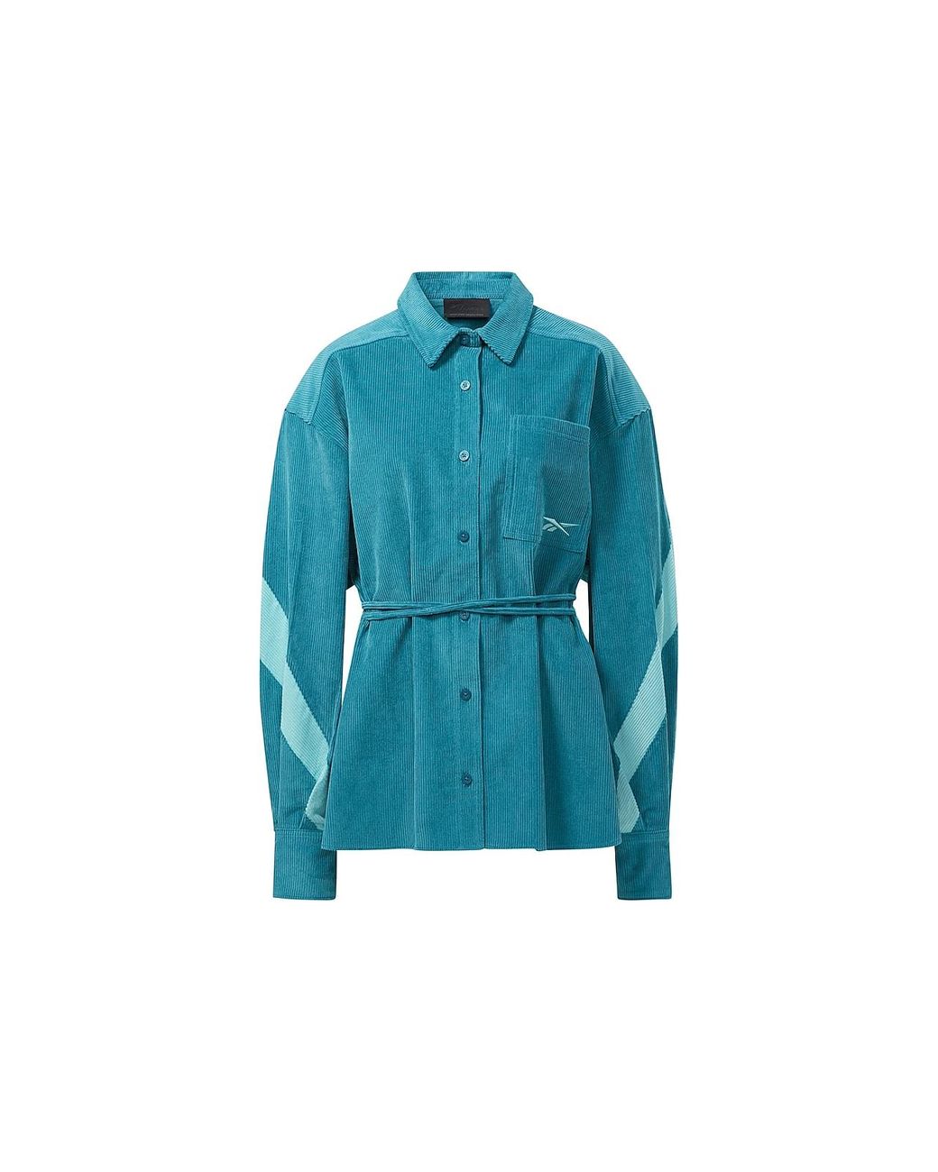 reebok cardi woven satin jacket