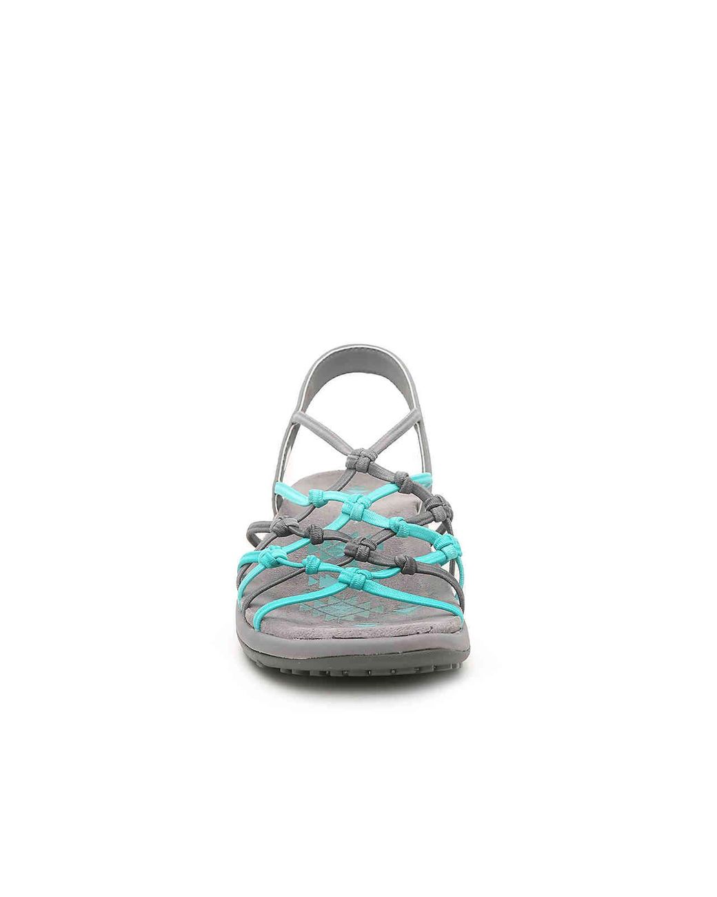 Skechers Modern Comfort Reggae Slim Forget Me Knot Sandal in Gray | Lyst