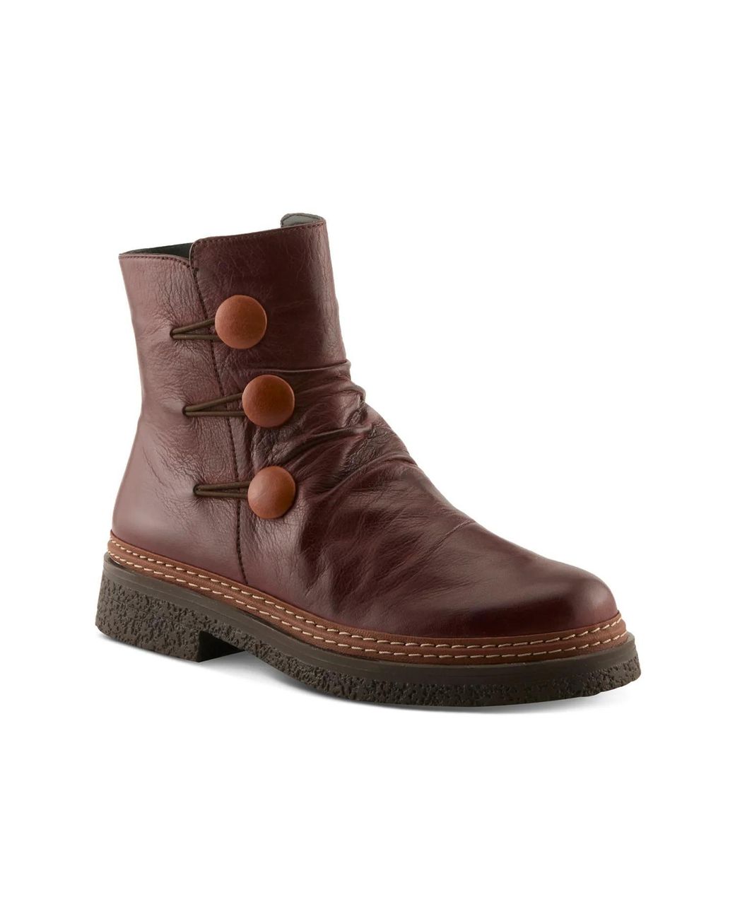 Spring Step Brown Bottina Bootie
