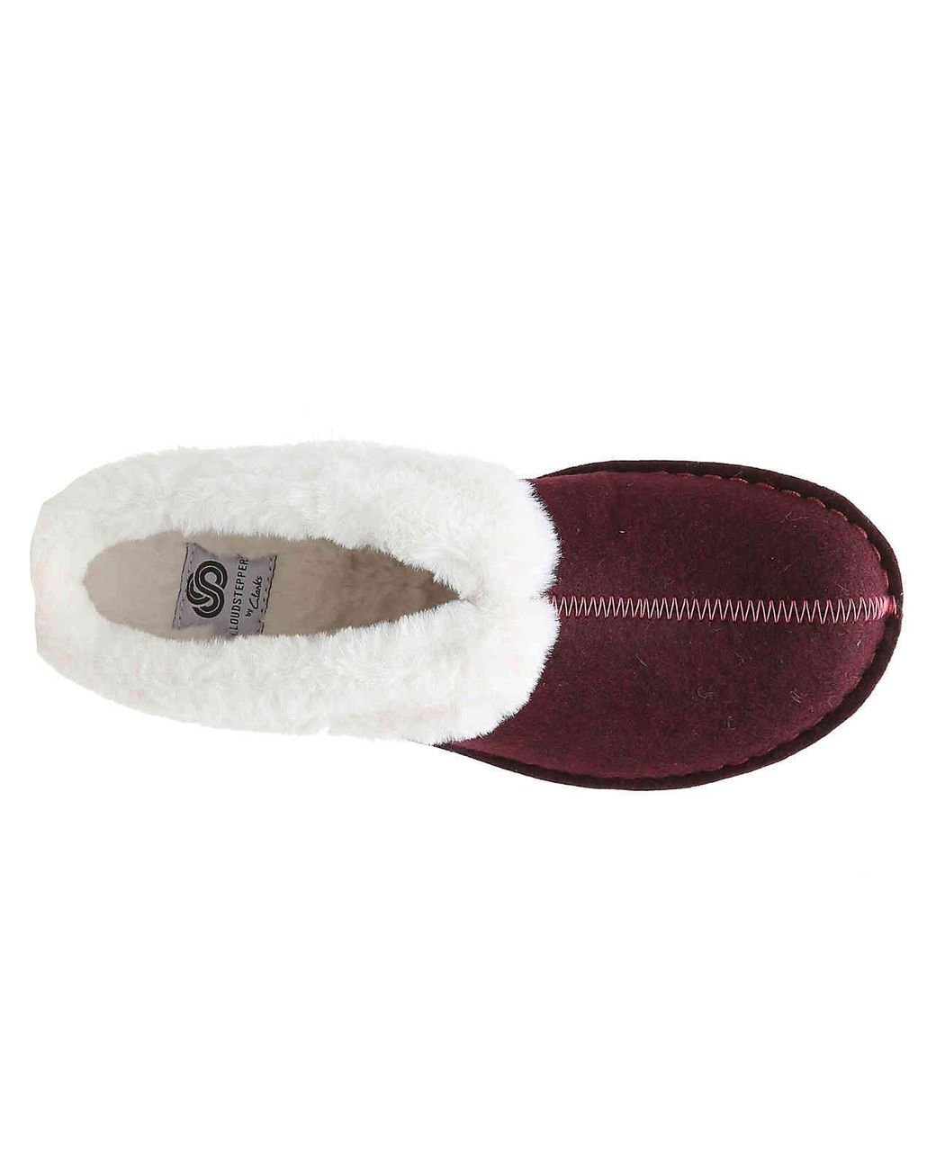 clarks step flow slippers