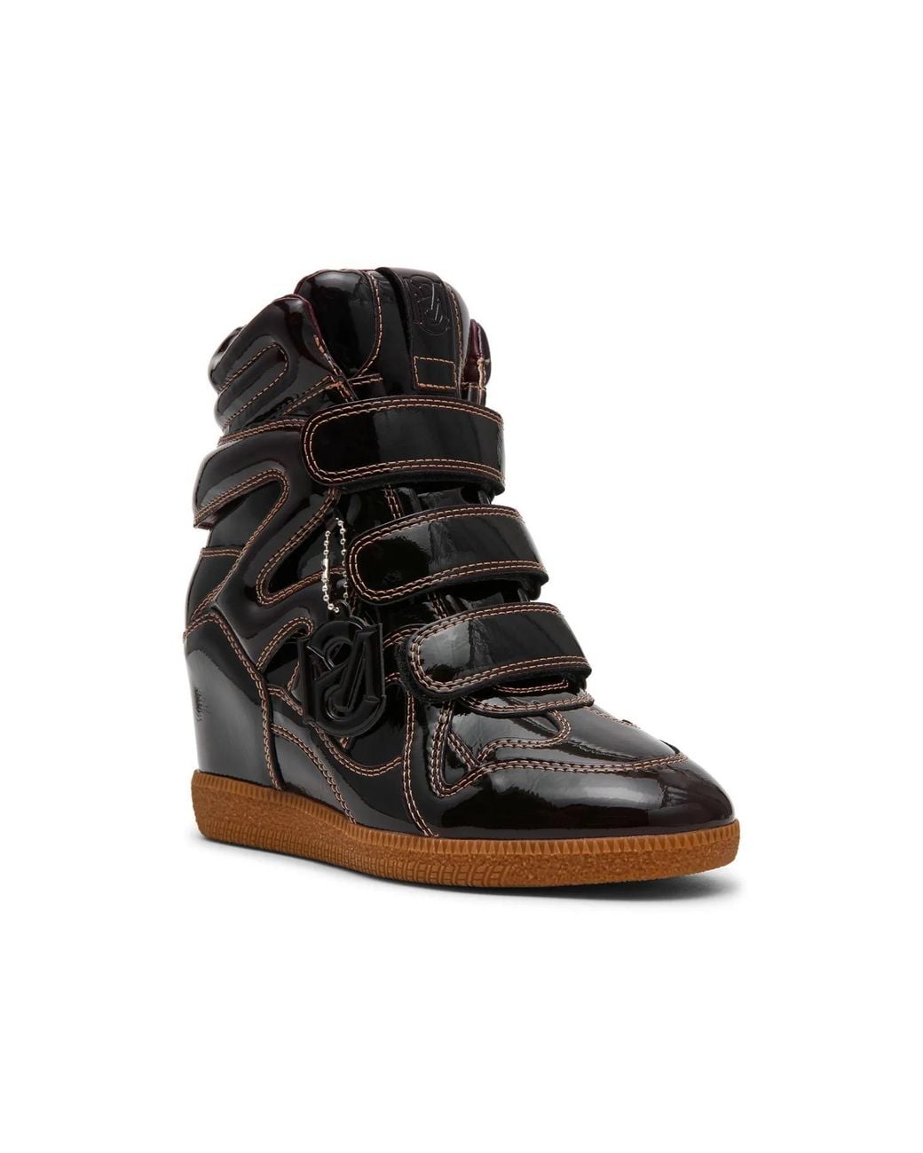 Steve Madden Black Mavis Wedge Sneaker