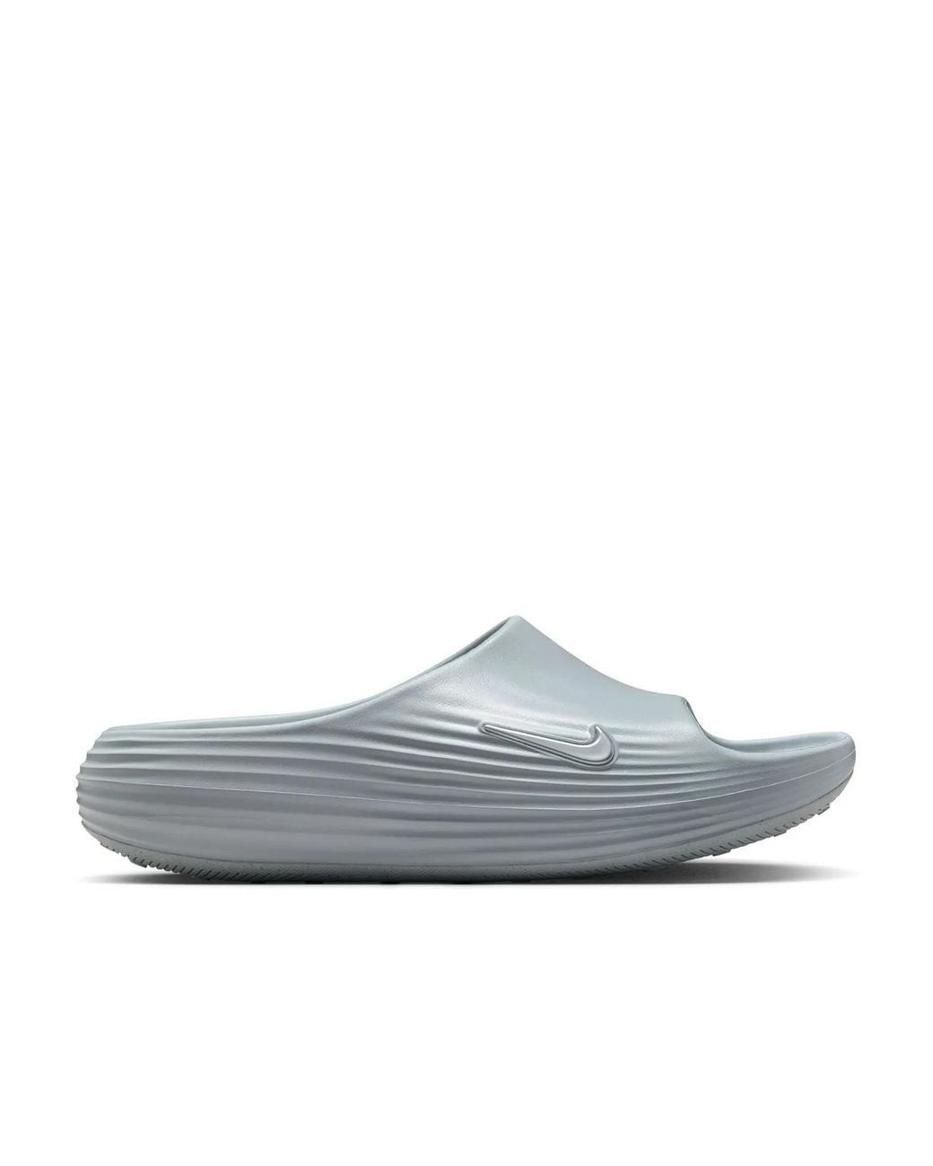 Nike Gray Reactx Rejuven8 Slide Sandal for men