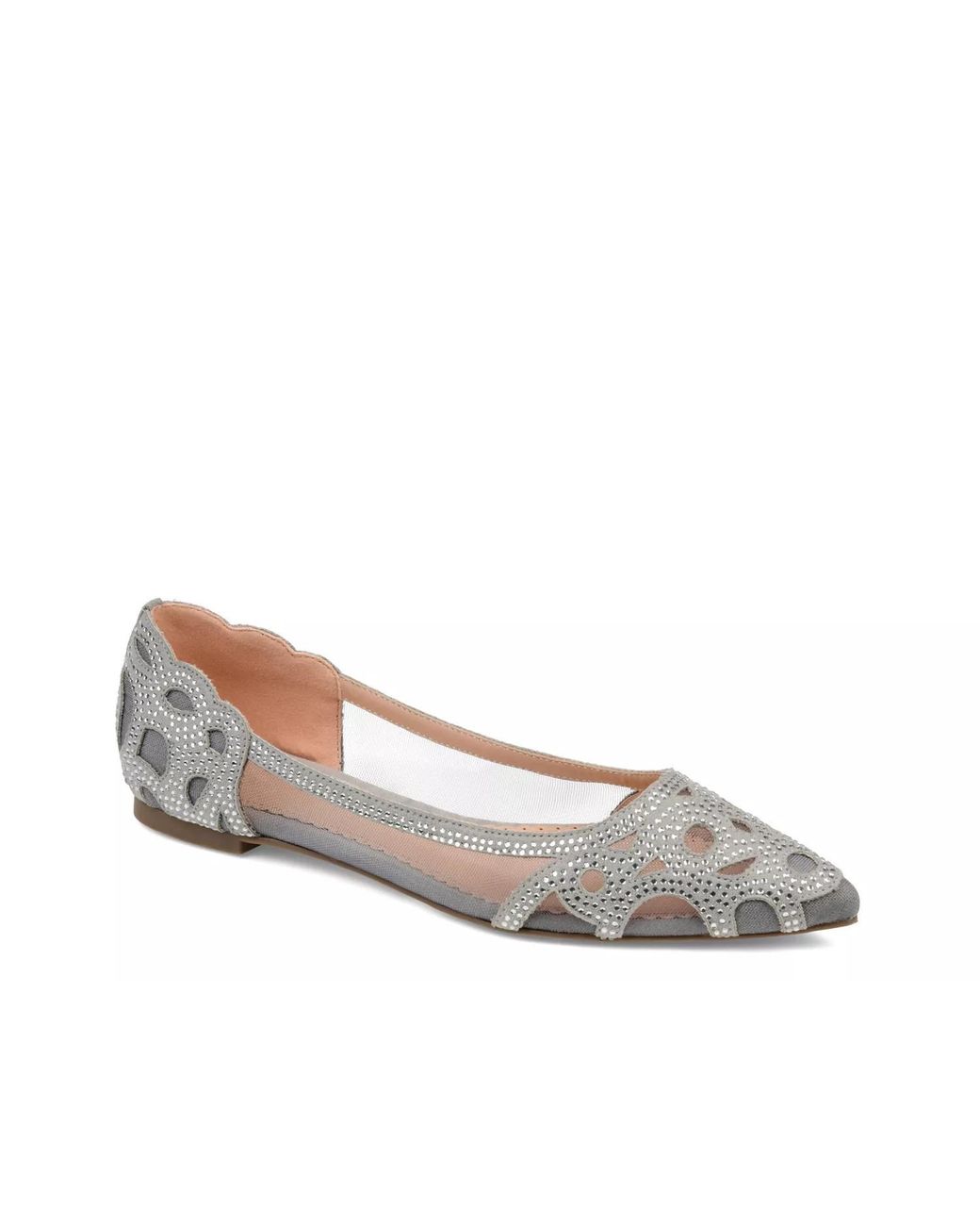 Journee Collection Gray Batavia Flat