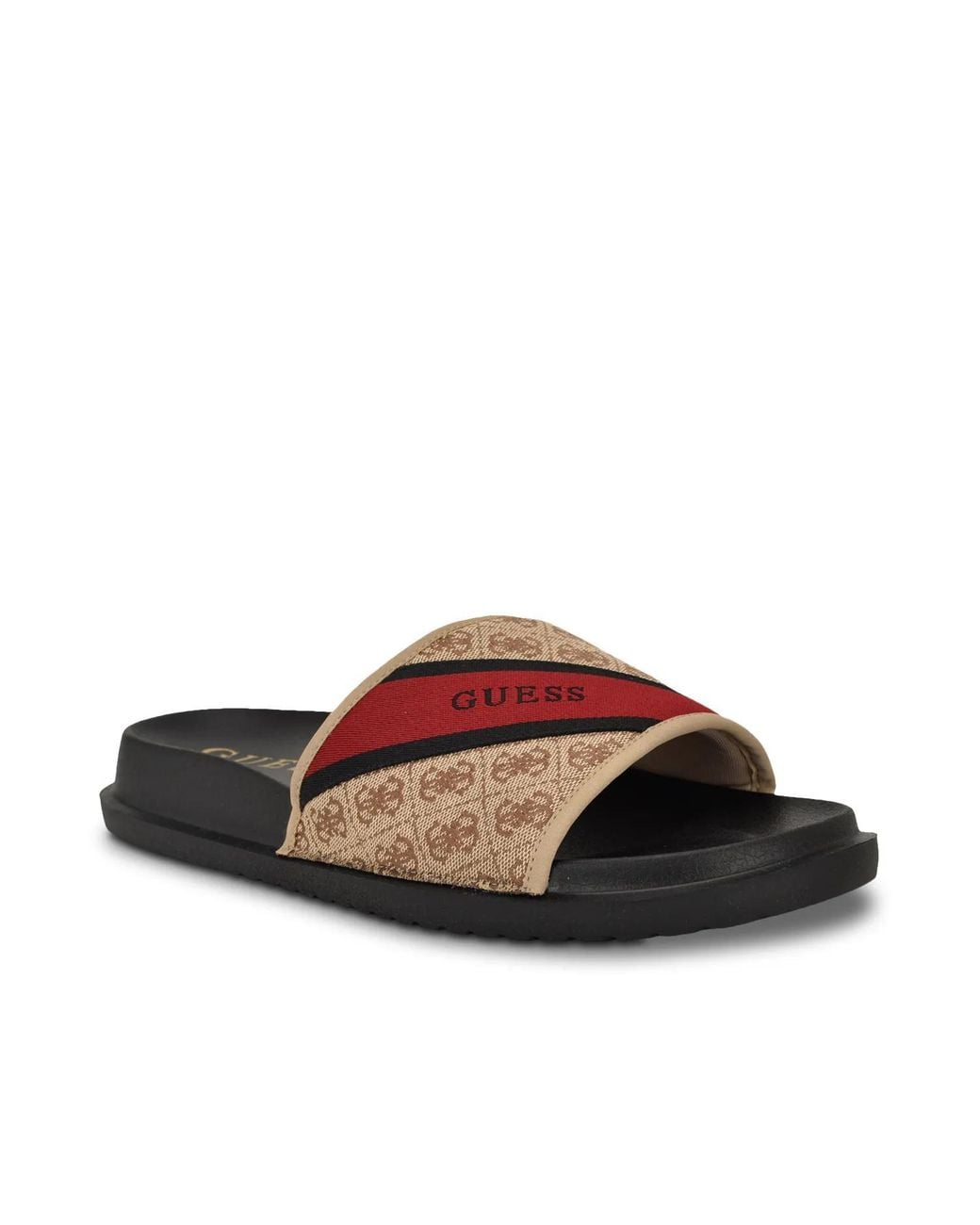 Guess Brown Vellden Slide Sandal for men