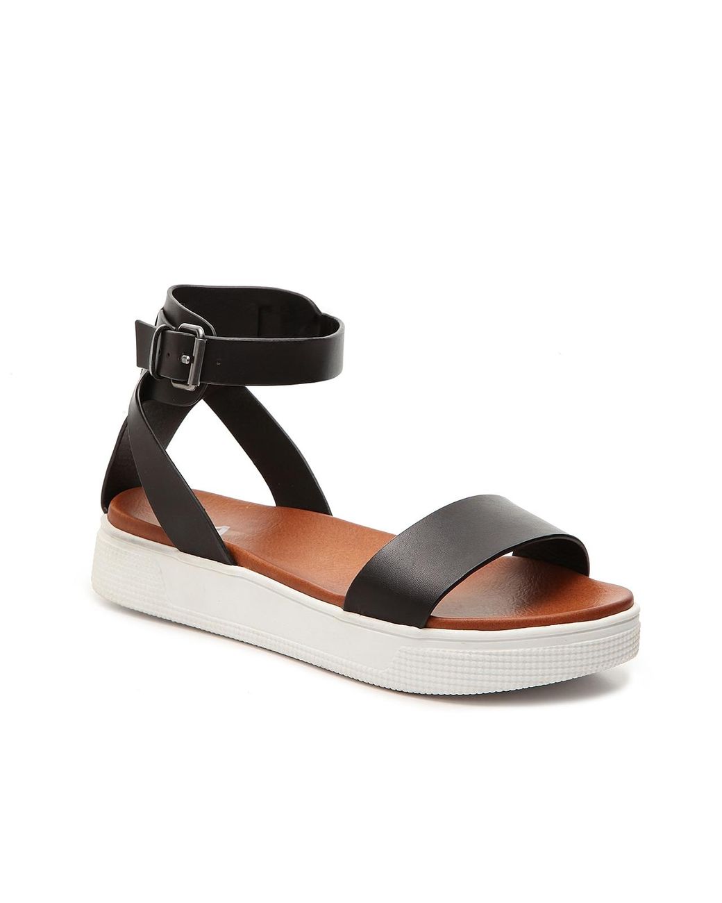 mia ellen platform sandal white