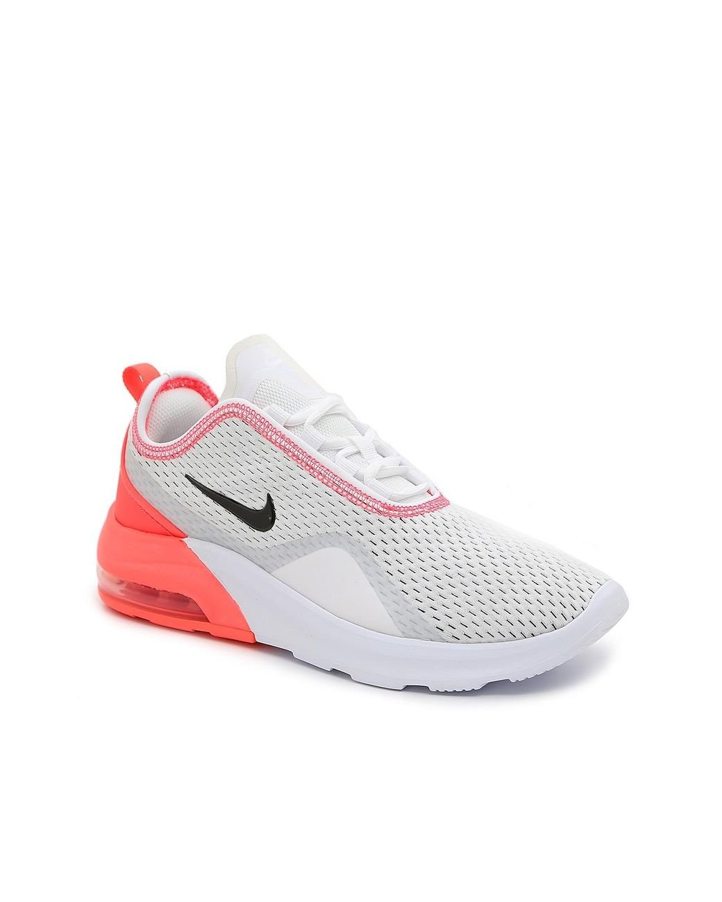 Nike Synthetic Air Max Motion 2 Sneaker in White/Orange (White) | Lyst