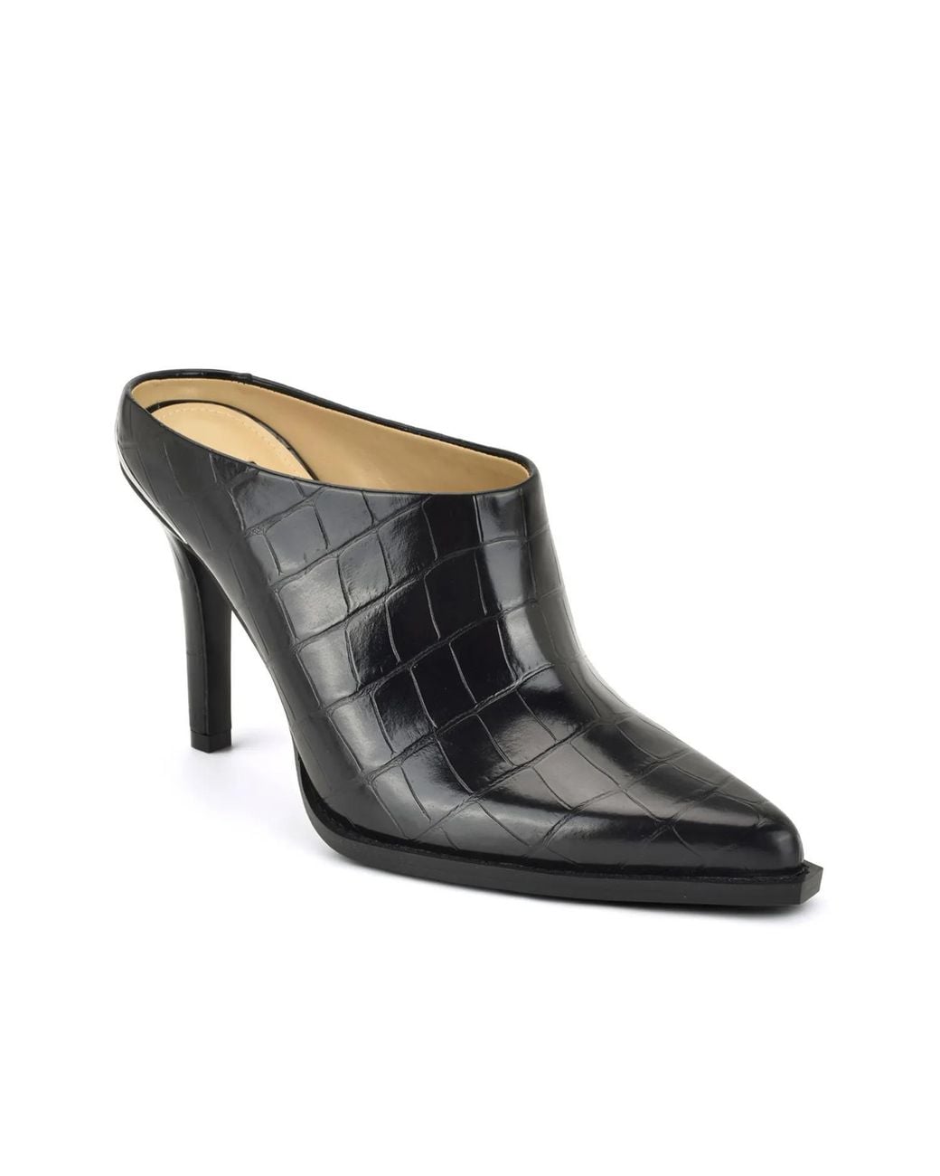 Nine West Black Reiser Mule