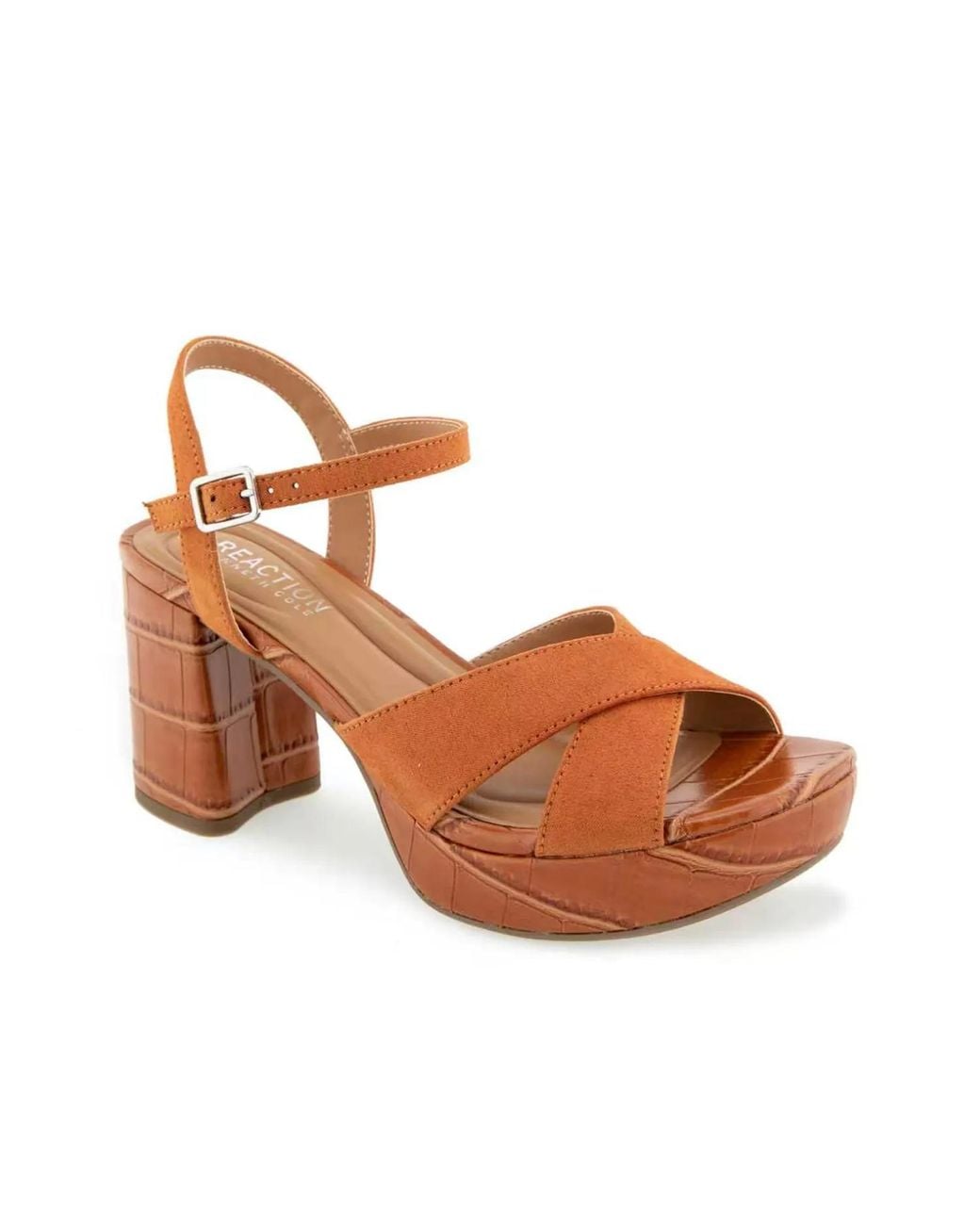 Kenneth Cole Brown Reeva Platform Sandal