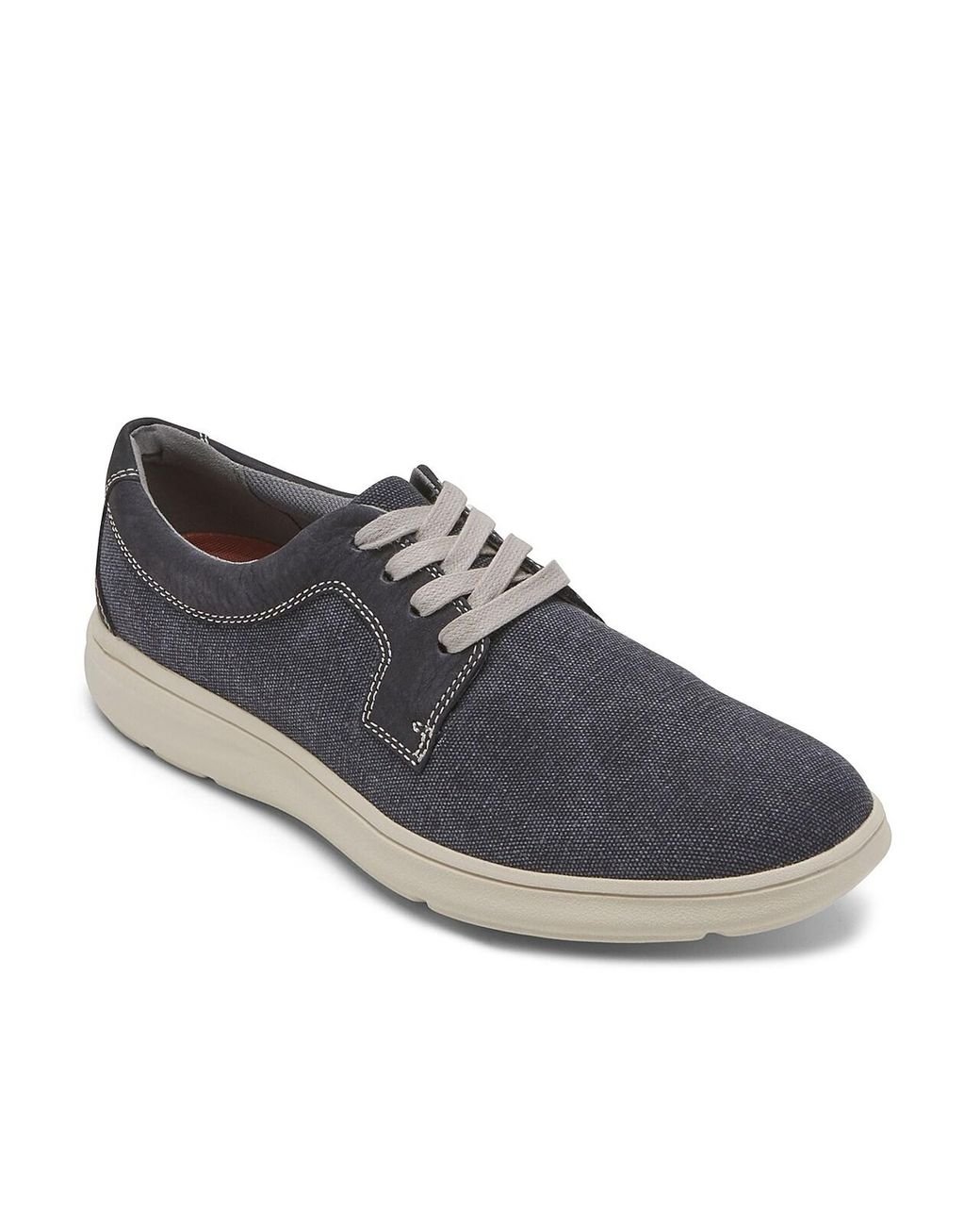 Rockport Canvas Beckwith Sneaker in Navy (Blue) for Men - Lyst
