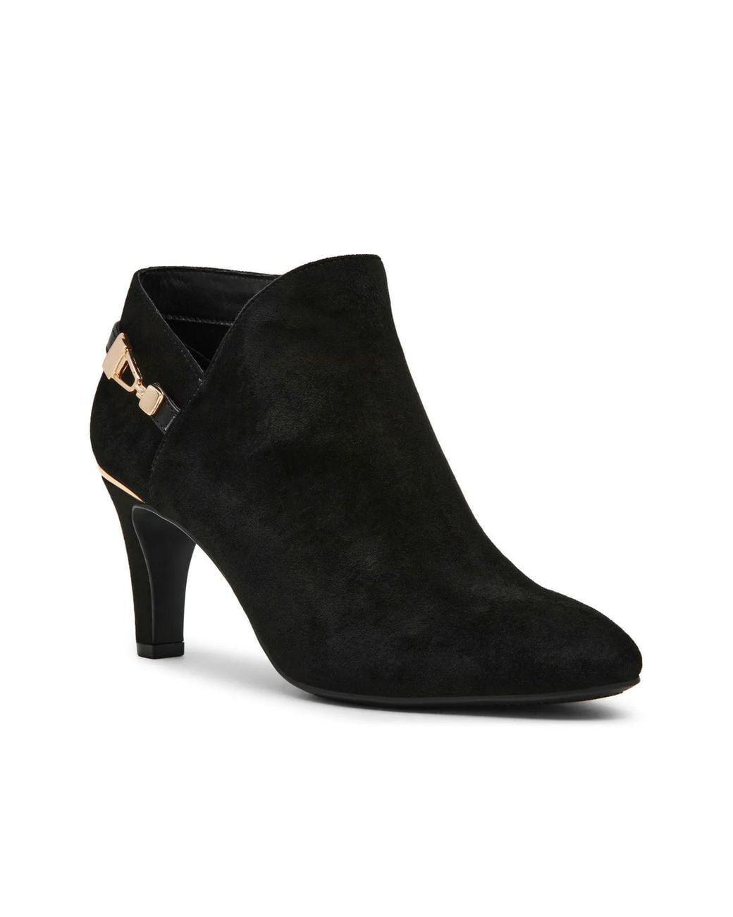 Anne Klein Black Amira Bootie