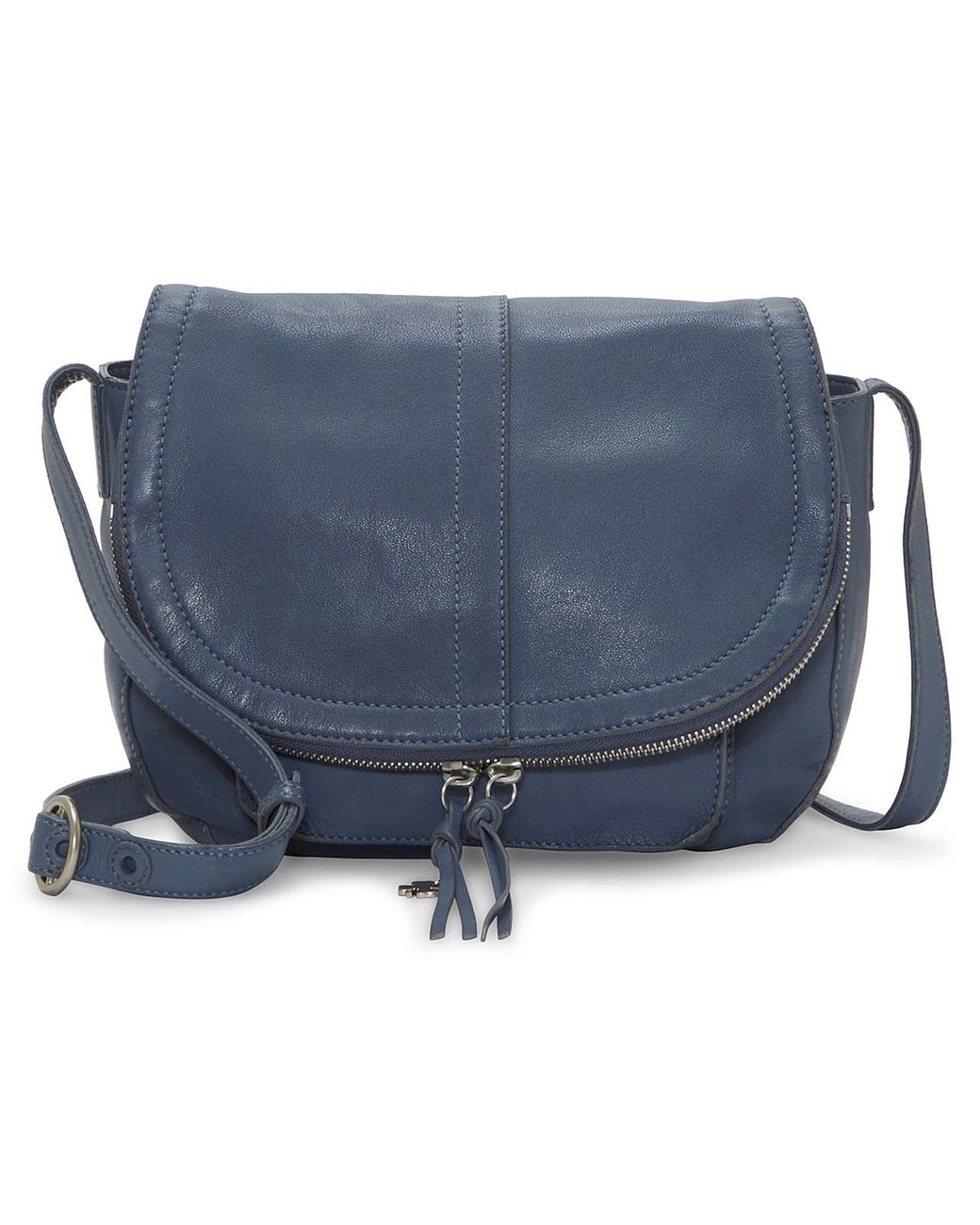 Lucky Brand Dalt Leather Crossbody Bag in Blue Lyst