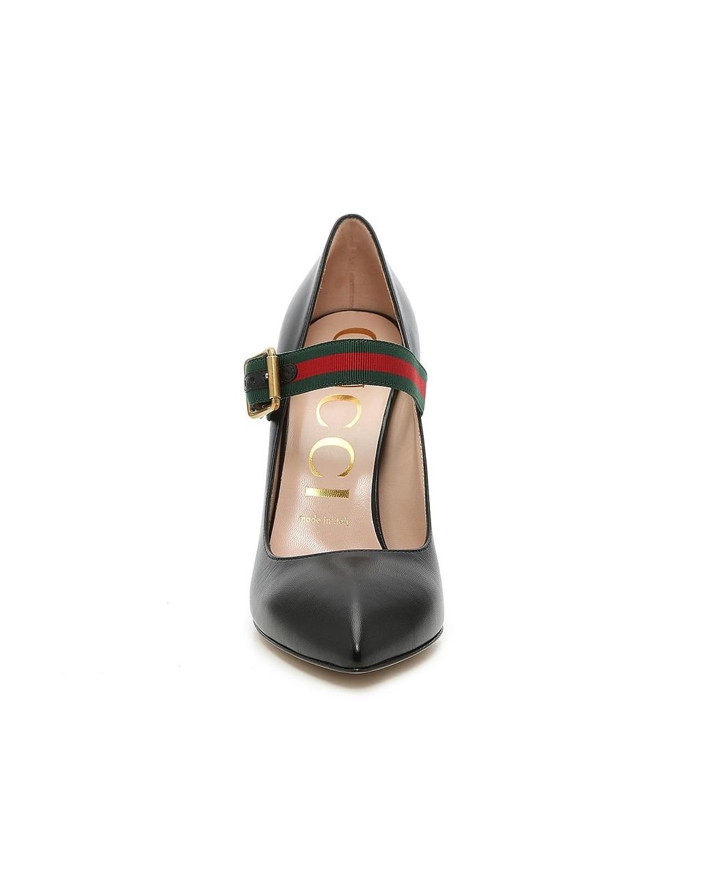 Gucci Sylvie Pump in Black | Lyst