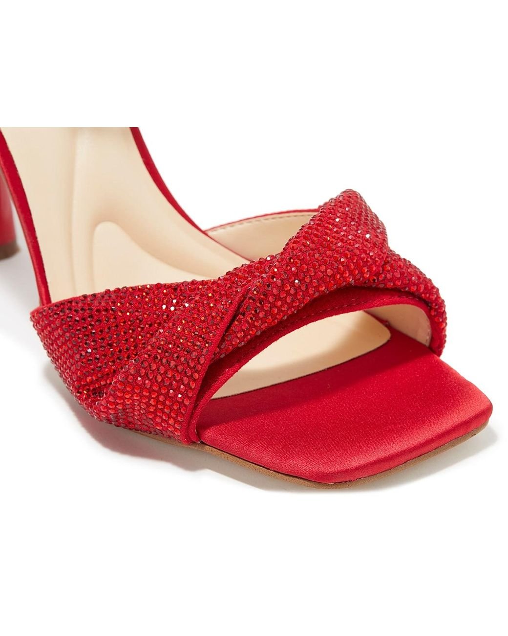 Jessica simpson red hot sale peep toe heels