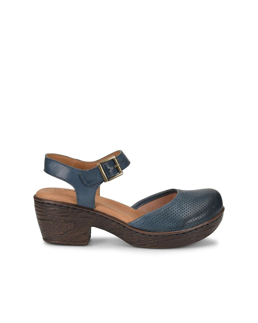 Boc stone platform clog top