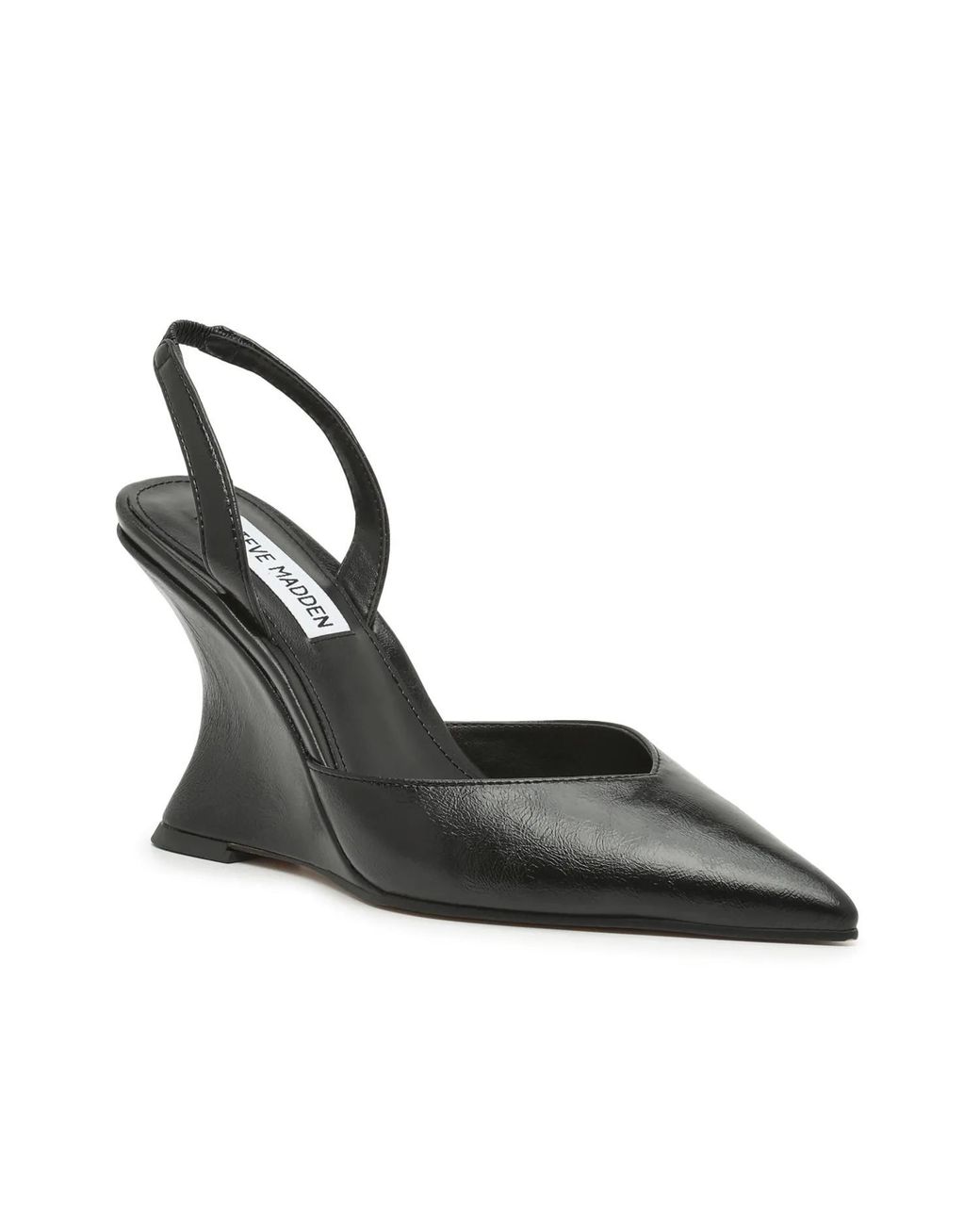 Steve Madden Black Justyce Wedge Pump