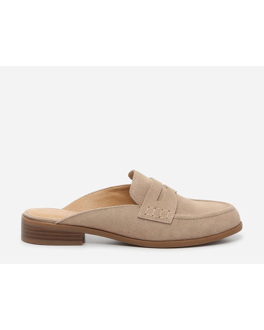 Crown Vintage Naliana Penny Mule in Brown | Lyst
