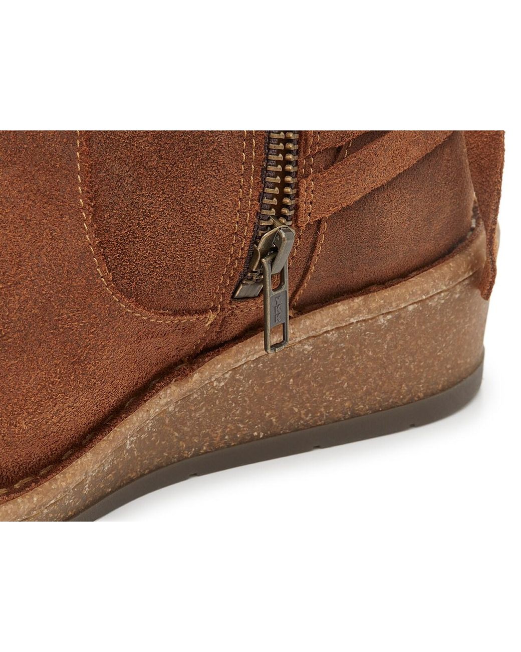 Born Varas Wedge Bootie in Brown Lyst