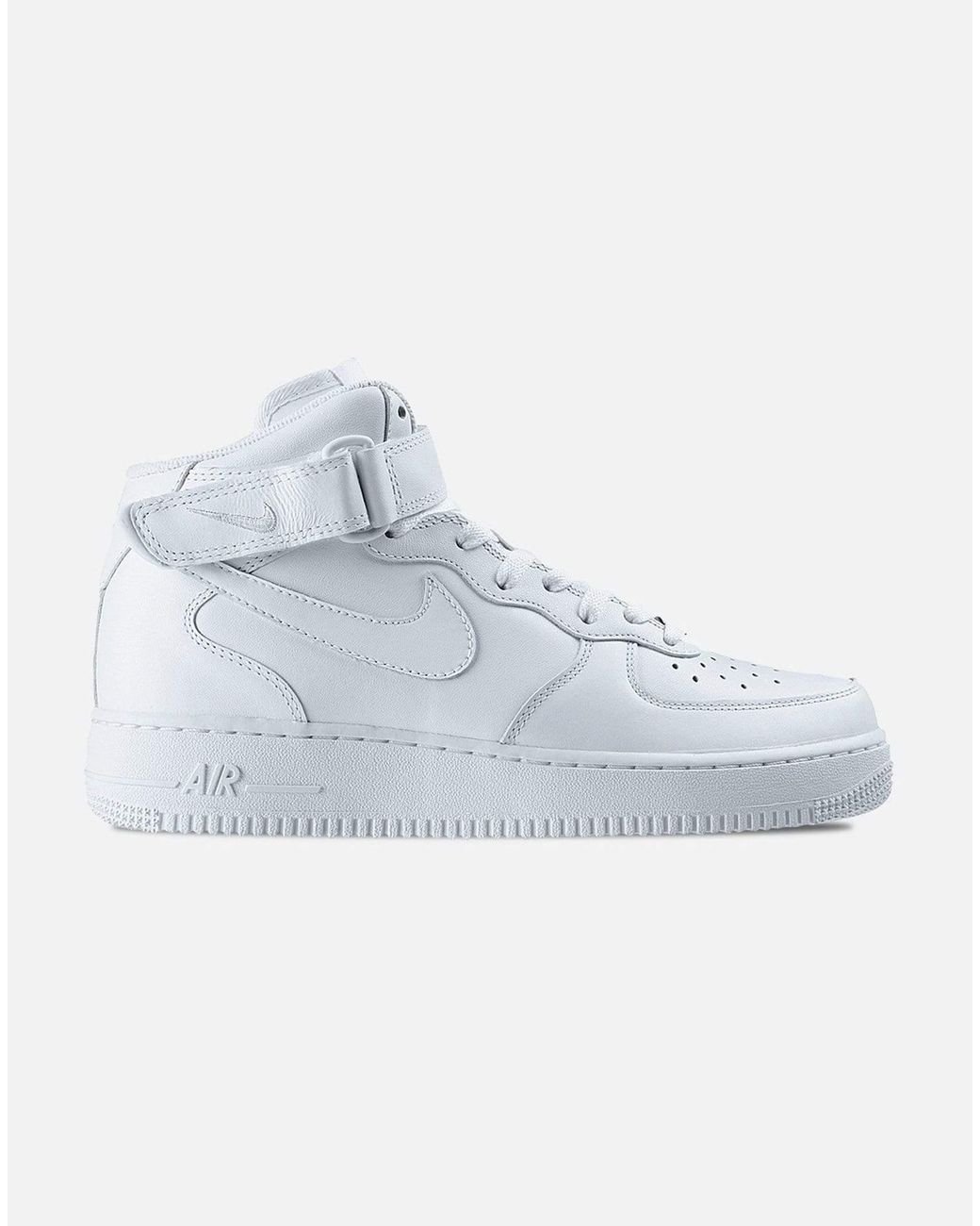Nike Leather Air Force 1 Mid '07 in White for Men - Save 5% - Lyst