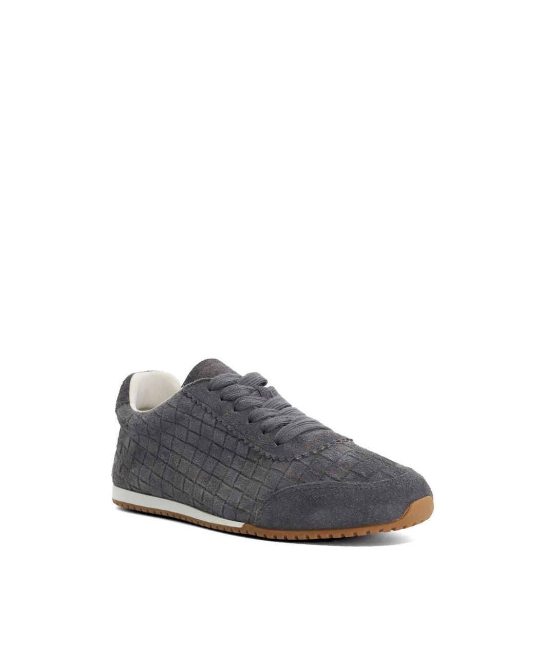 Dune Gray Elora Lace-Up Low-Top Trainers