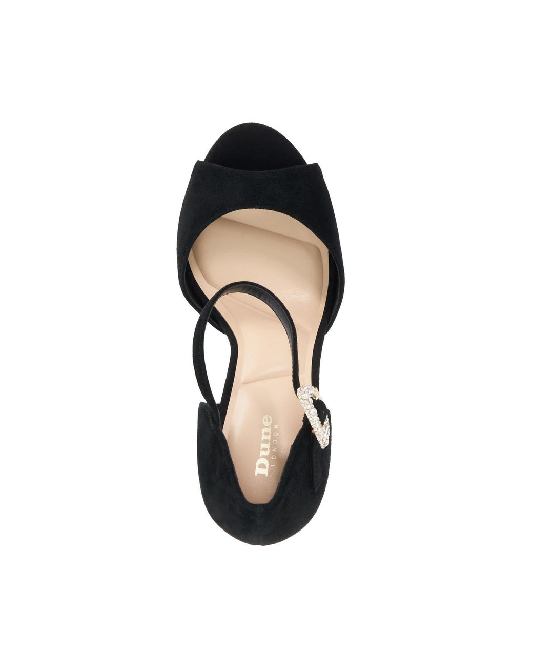 Dune Black Myans Block-Heel Platform Sandals