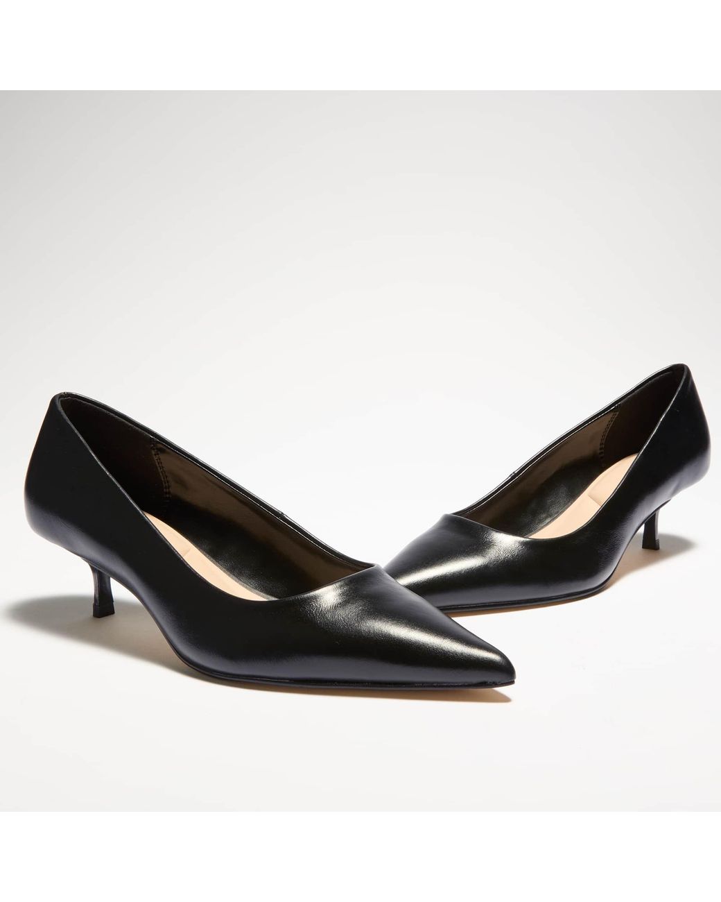 Dune Blue Amira Pointed-Toe Court Shoes