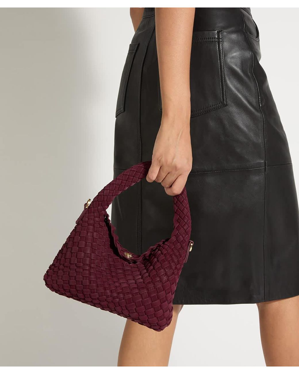 Dune Purple Dinkydeliberate Mini Woven Grab Bag