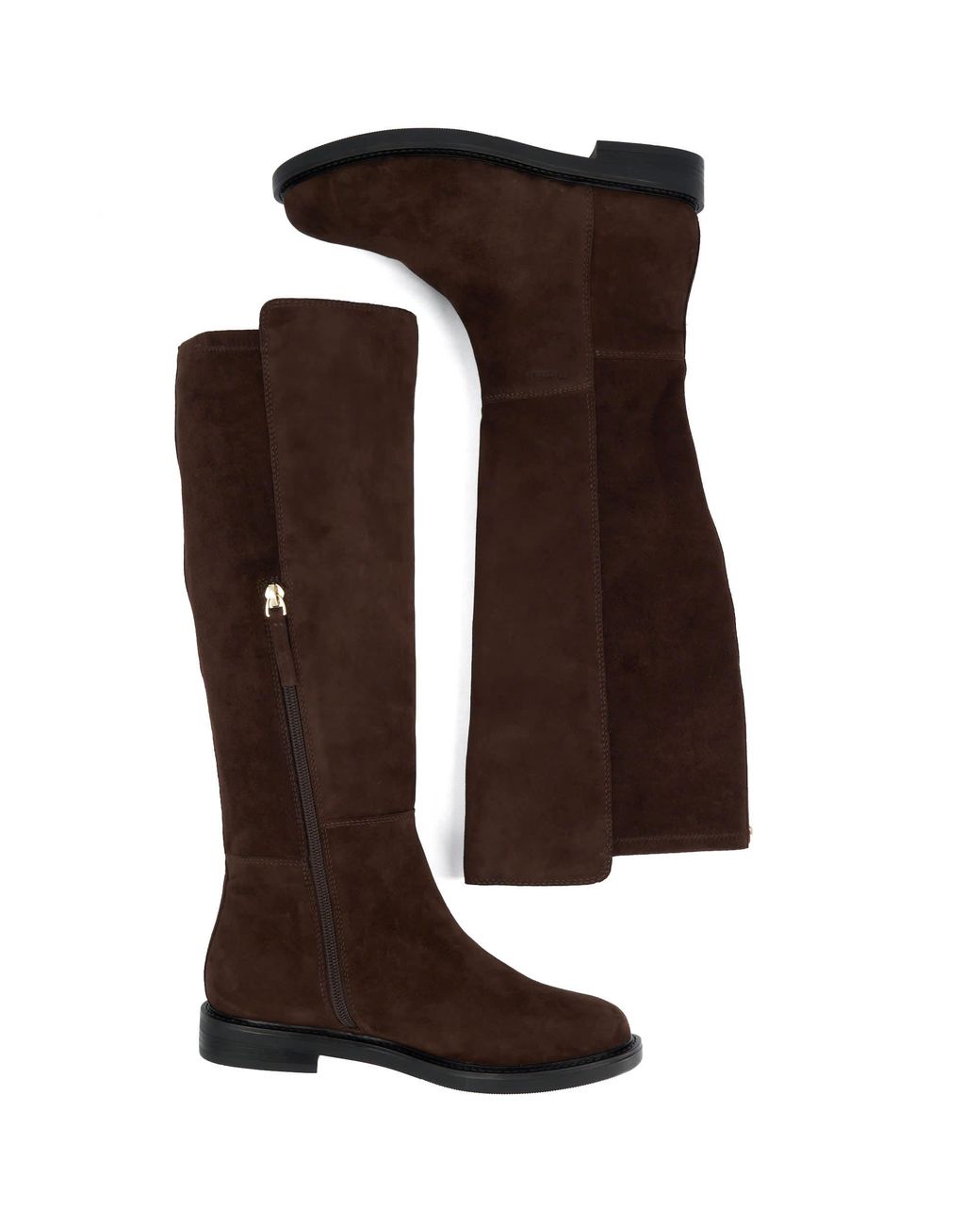 Dune Brown Wf Tallo Knee-High Boots