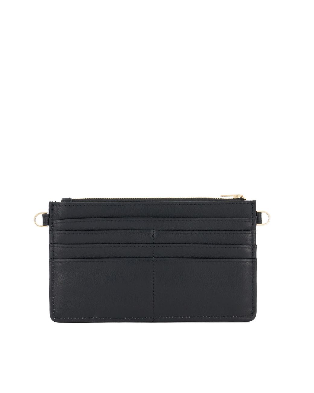 Dune Metallic Kerrie Slim Purse With Removable Card Holder